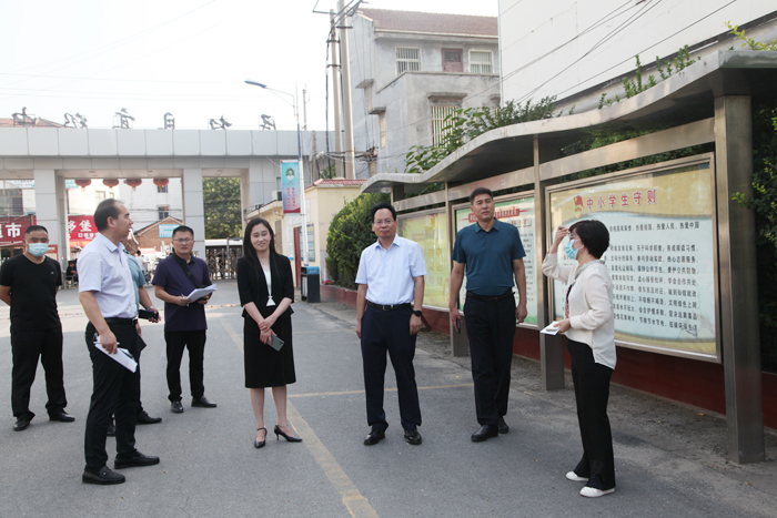 縣委常委、常務副縣長李啟峰督導推進全國文明城市（提名城市）創(chuàng)建工作