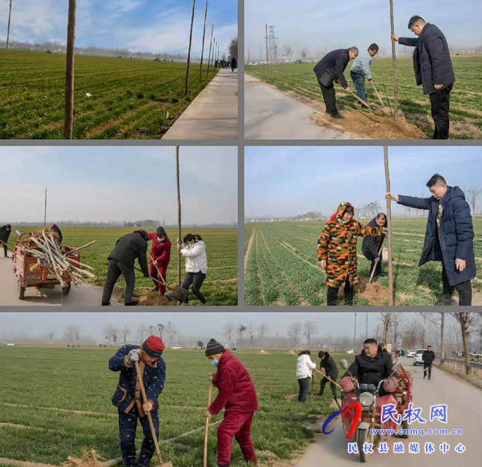 人和鎮(zhèn)迅速掀起春季植樹造林高潮