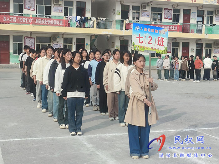 民權(quán)縣人和鎮(zhèn)高集學(xué)校開展“路隊展風(fēng)采、文明伴我行--最美路隊”評比活動